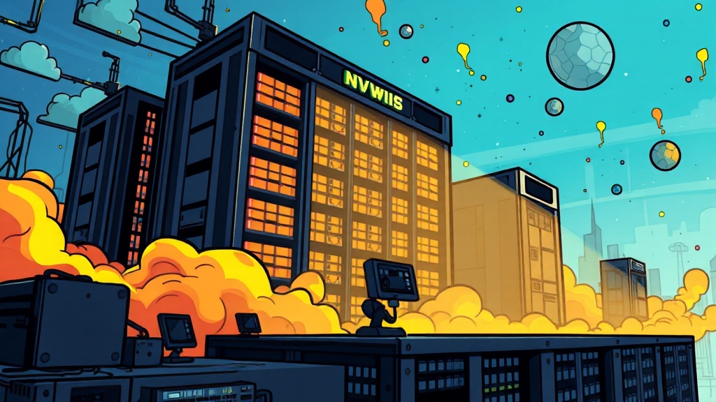 엔비디아의 성장 전망과 투자 전략 (cartoon 스타일)