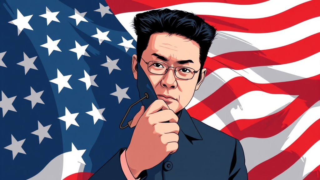 쿠팡 지배 구조 논란 (illustration 스타일)