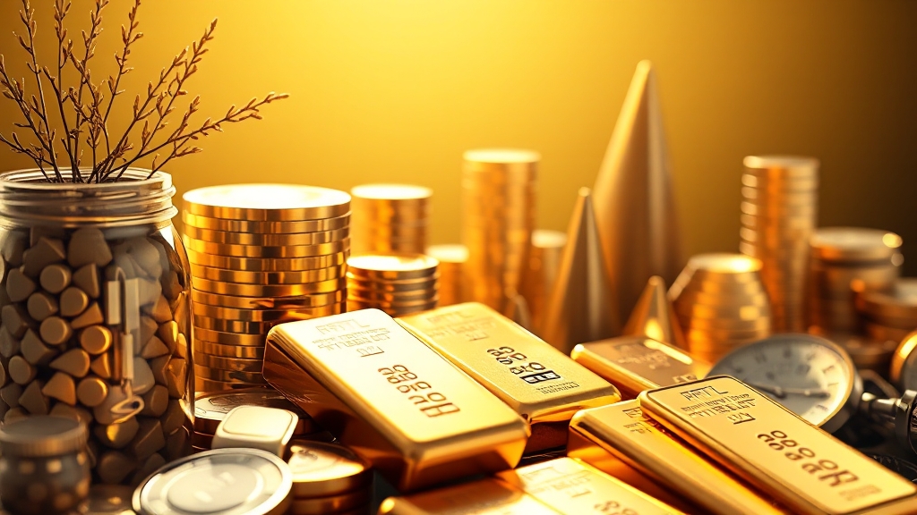 금 투자 시 유의사항 (realistic 스타일)