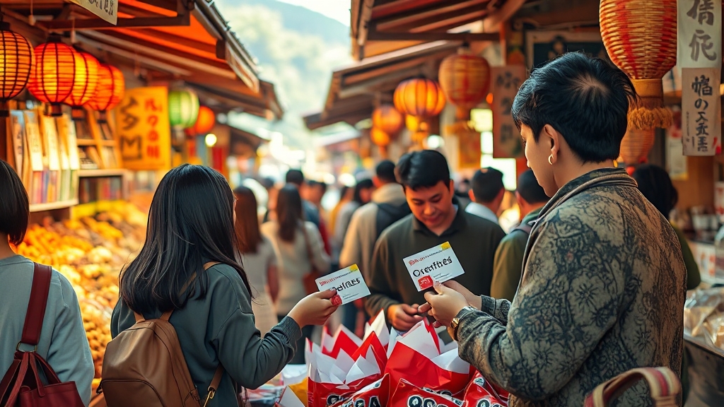 온누리상품권 종류 및 특징 (realistic 스타일)