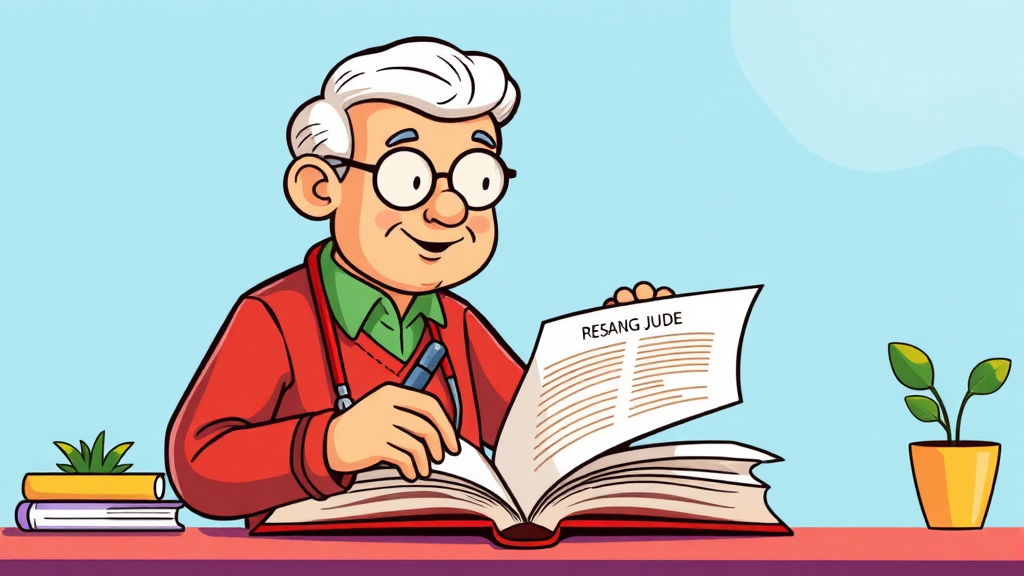 필요 서류 완벽 준비 가이드 (cartoon 스타일)