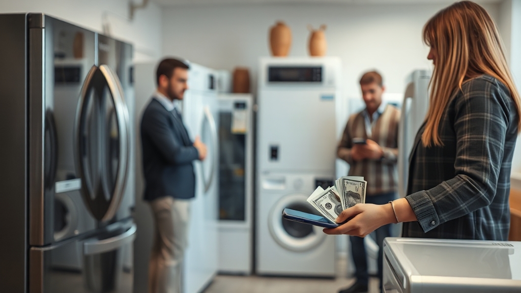 스마트한 중고 거래 시작 (realistic 스타일)