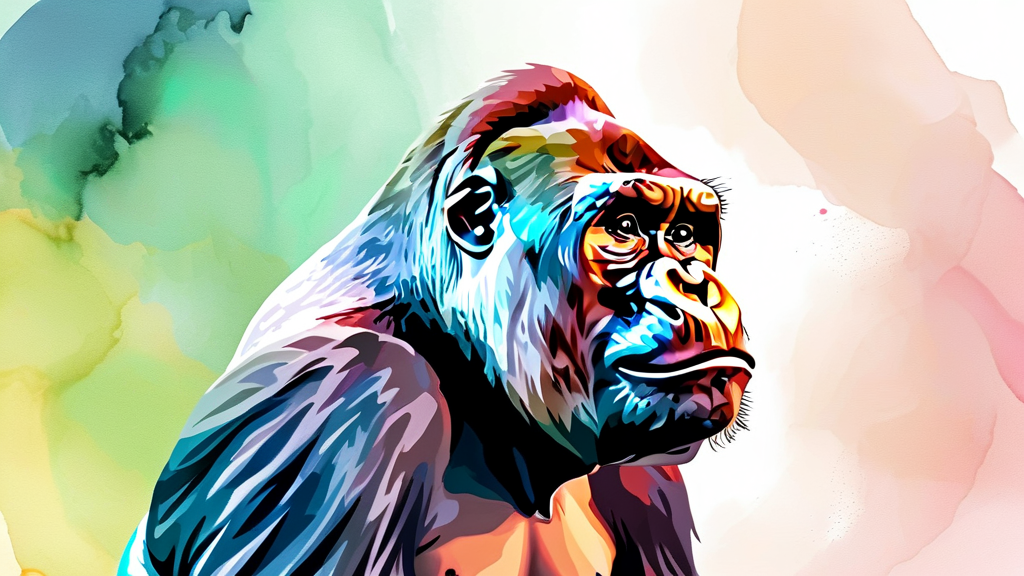 SBS 고릴라 앱, 설치부터 시작하기 (watercolor 스타일)