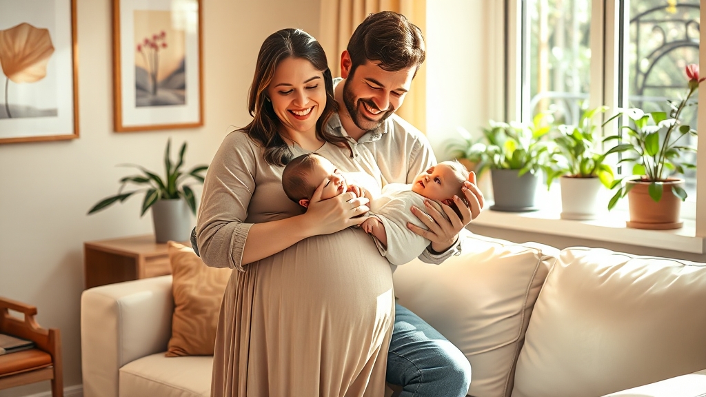 육아휴직, 이것만은 꼭 알아두세요! (realistic 스타일)