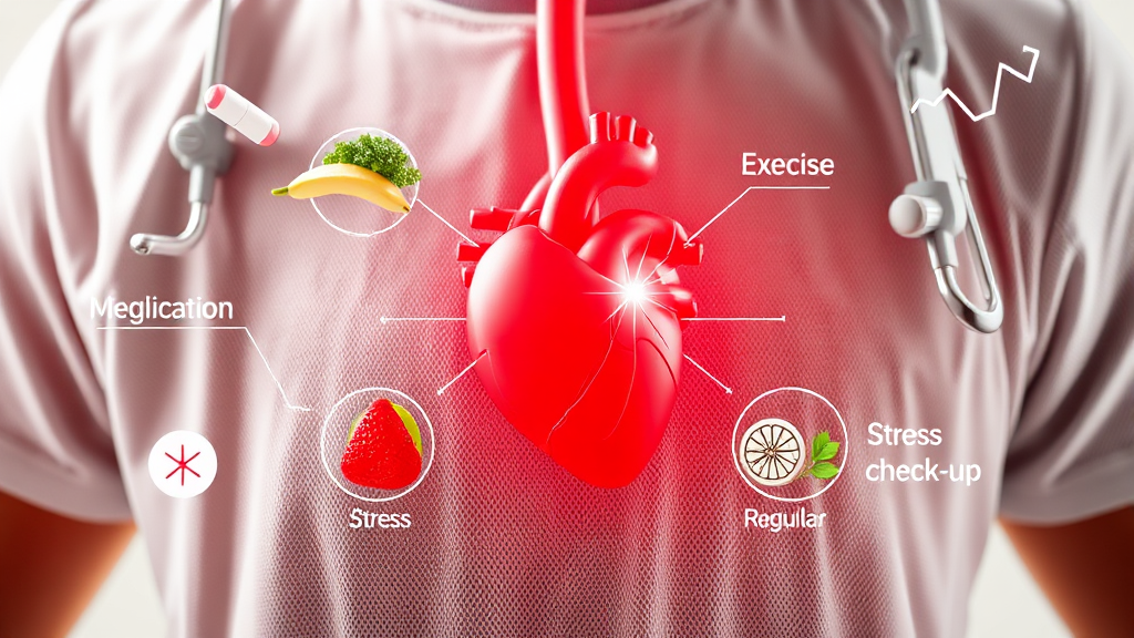 스텐트 시술 후 관리, 건강한 삶을 위한 필수 과정 (realistic 스타일)