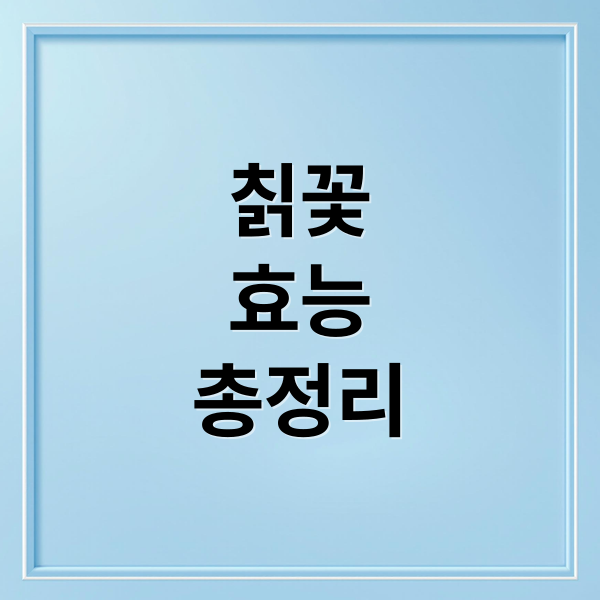 칡꽃
효능
총정리 (칡꽃 효능 부작용)