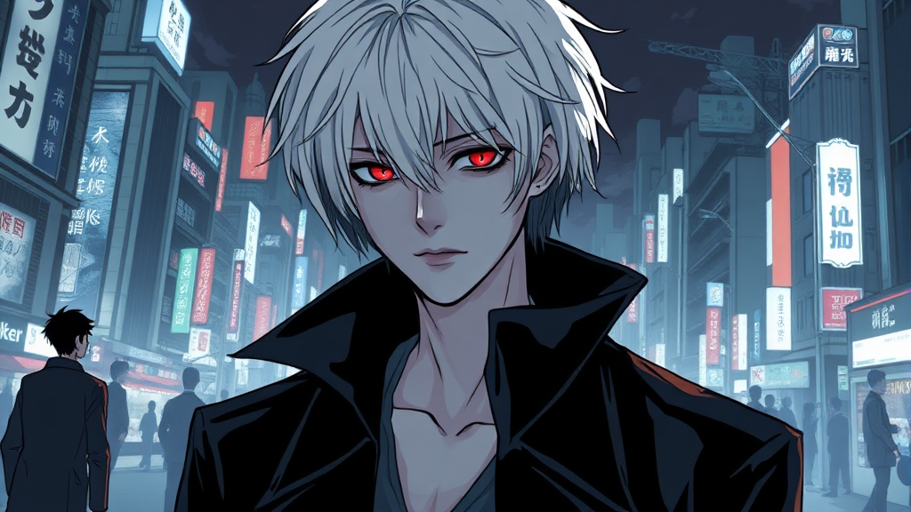 도쿄 구울 세계관 (illustration 스타일)