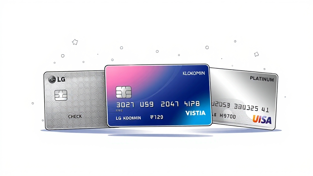 국민카드 추천 (illustration 스타일)