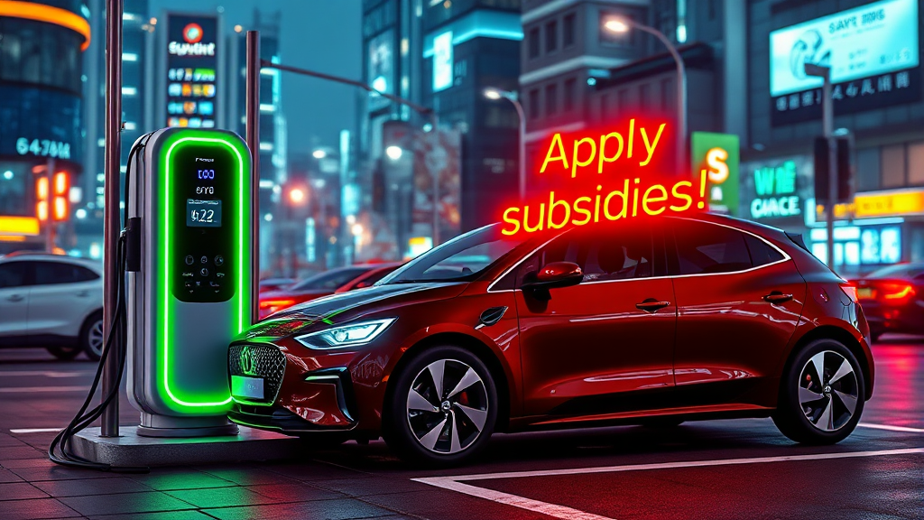 보조금 신청, 어렵지 않아요! (realistic 스타일)