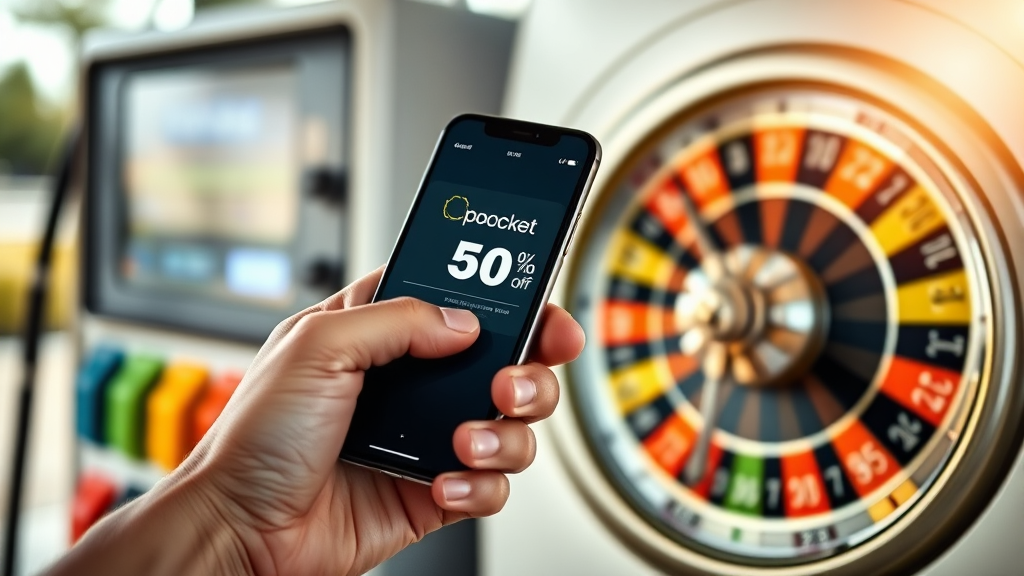 ‘주머니’ 앱 활용법: 최저가 주유 도전 (realistic 스타일)