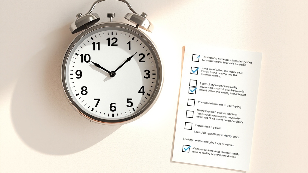 신청 기간 및 유의사항 (realistic 스타일)