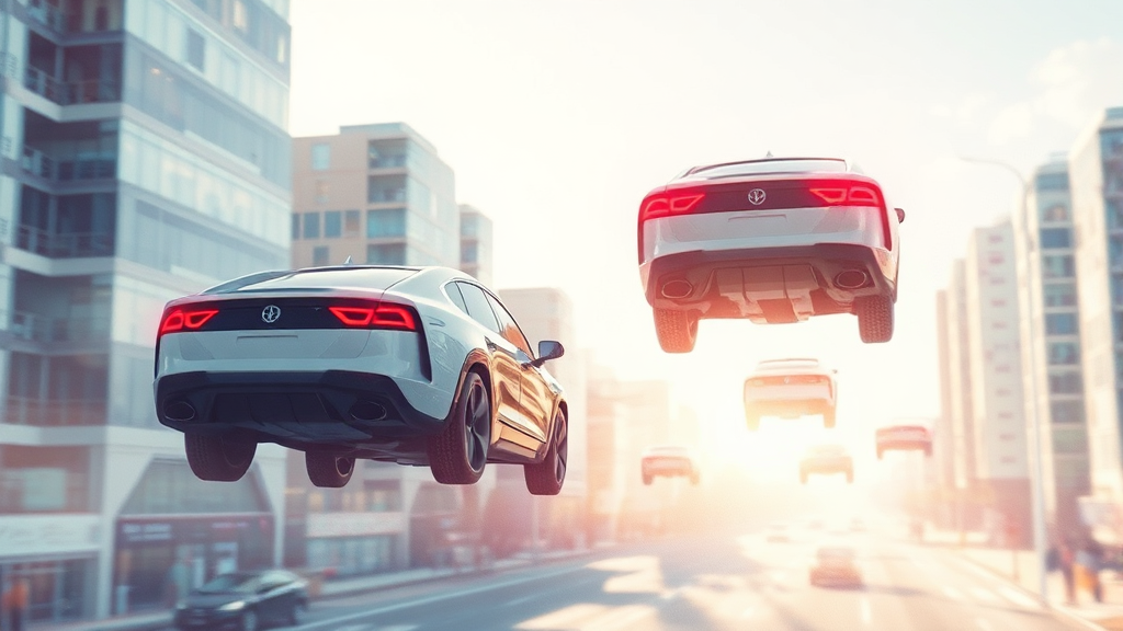 자율주행 기술이란? (watercolor 스타일)