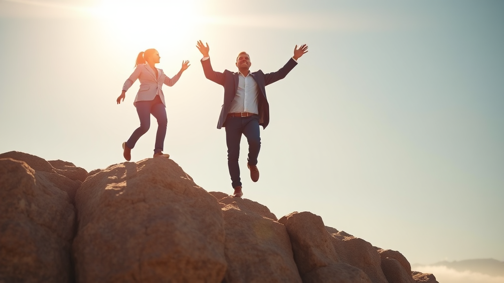 정책자금, 성공의 발판으로! (realistic 스타일)