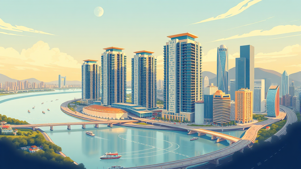 Top 10 아파트, 어디? (illustration 스타일)