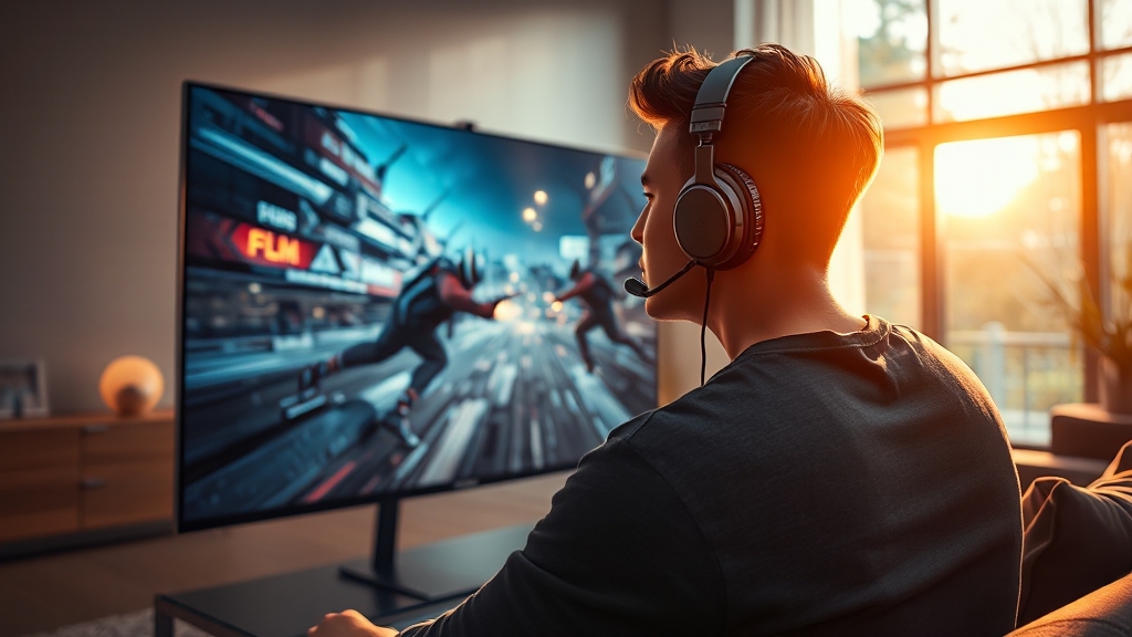 삼성 OLED 게이밍 기능 (realistic 스타일)