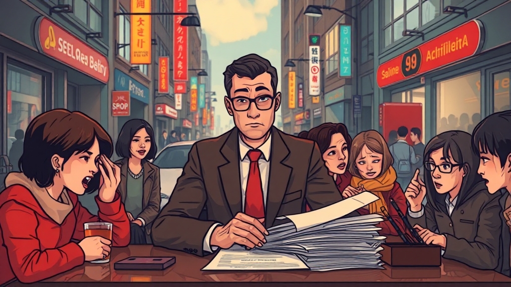 음주/무단횡단 사고, 특별히 주의하세요 (cartoon 스타일)