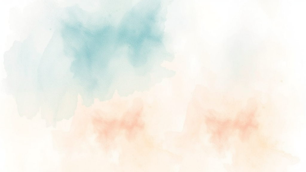 발급 시 유의사항 (watercolor 스타일)