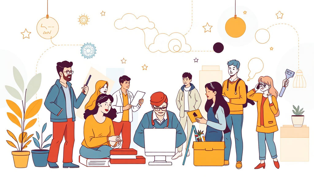 국민내일배움카드, 누가 받을 수 있나요? (2026년 자격 조건) (illustration 스타일)