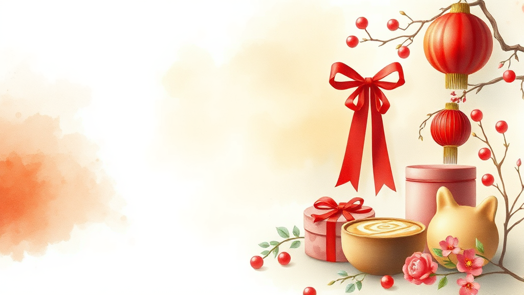 설 선물, 5만원 예산으로 실패 없는 선택 (watercolor 스타일)