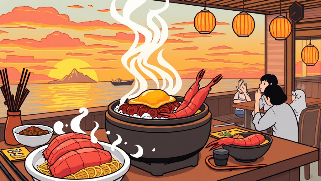 생생정보 맛집 방송 정보 (cartoon 스타일)