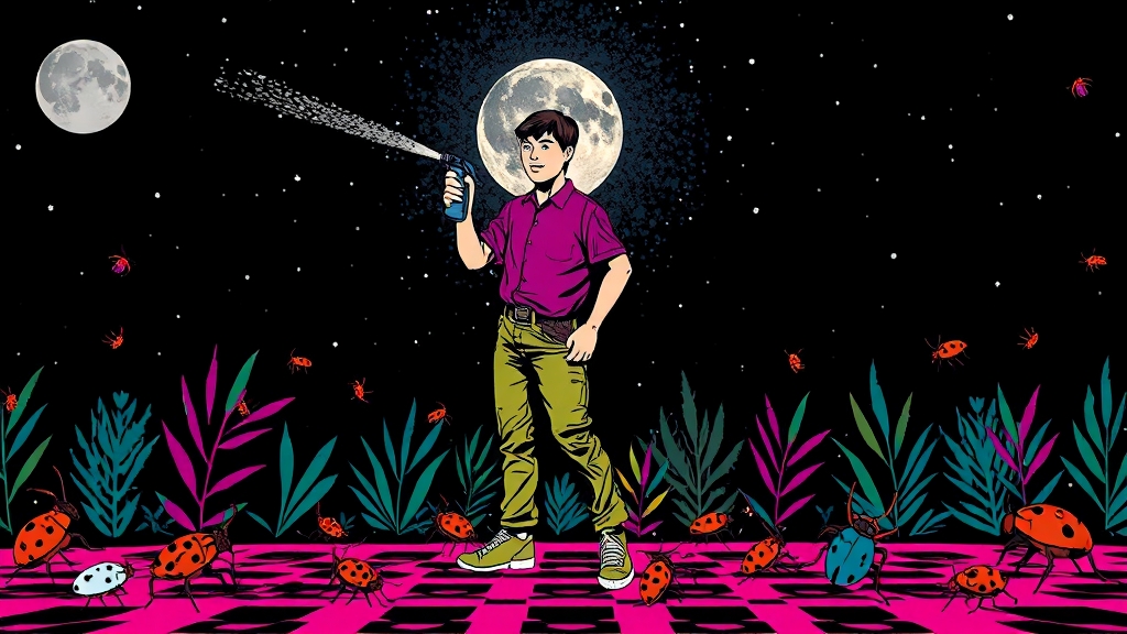 러브버그, 어떻게 퇴치해야 할까? (popart 스타일)