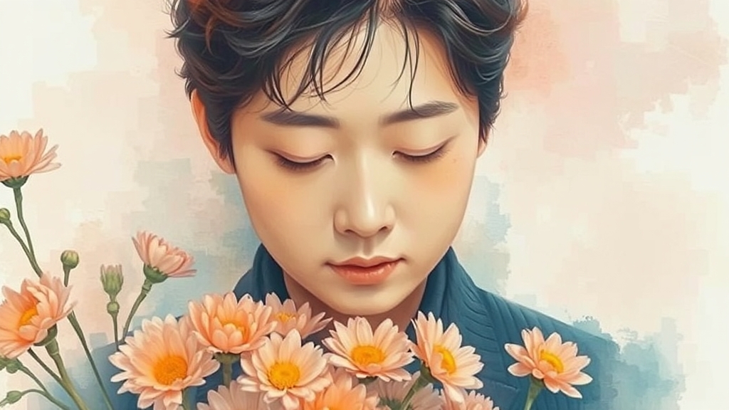 이순재 별세 관련 보도와 사회적 반응 (watercolor 스타일)