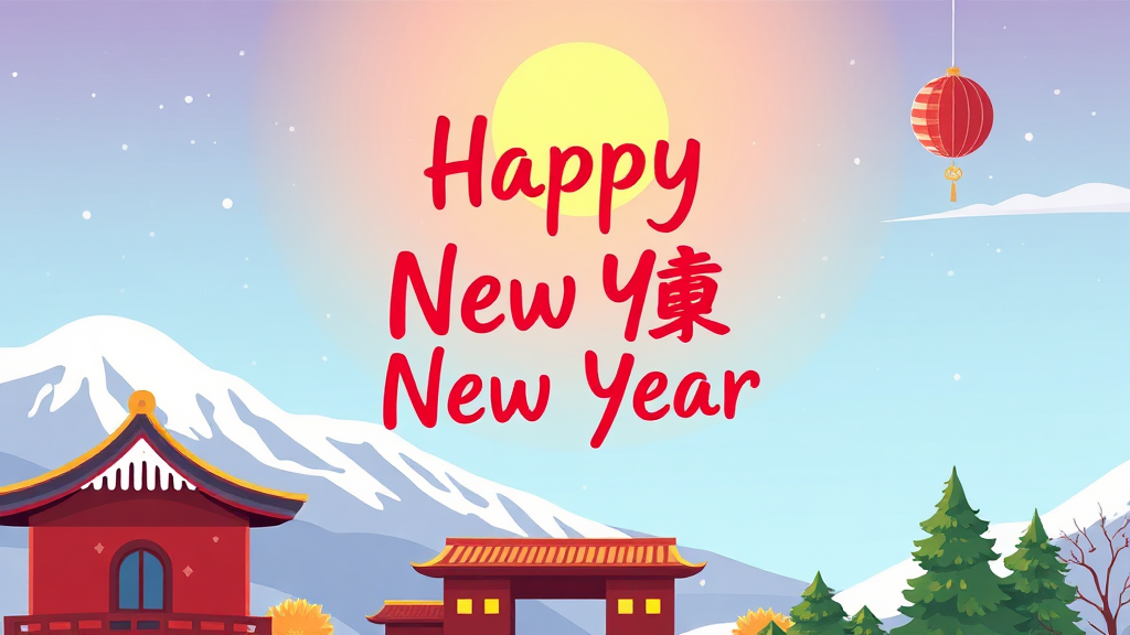 연하장 발송 시 주의사항 (cartoon 스타일)