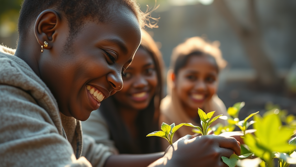 희망을 향한 첫걸음 (realistic 스타일)