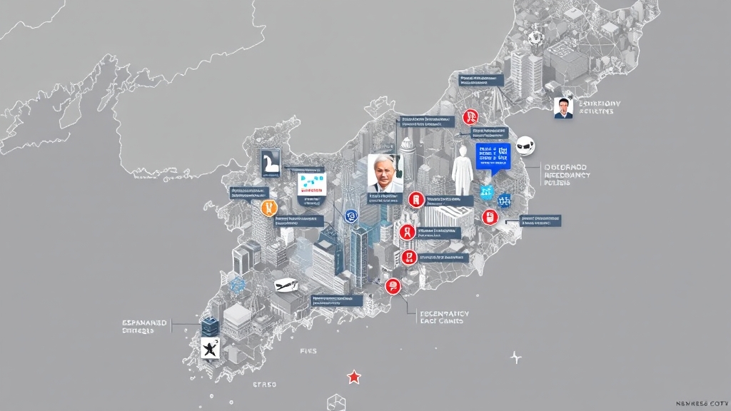 주요 후보 정책 비교 분석 (illustration 스타일)