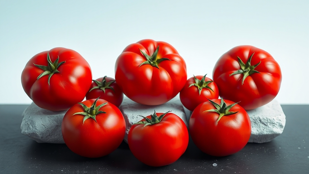 토마토, 이제 맛있게 즐기세요! (illustration 스타일)