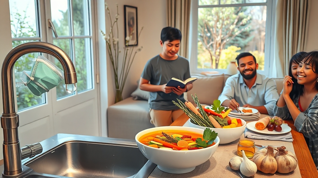 2025년 격리 기준과 예방 (realistic 스타일)