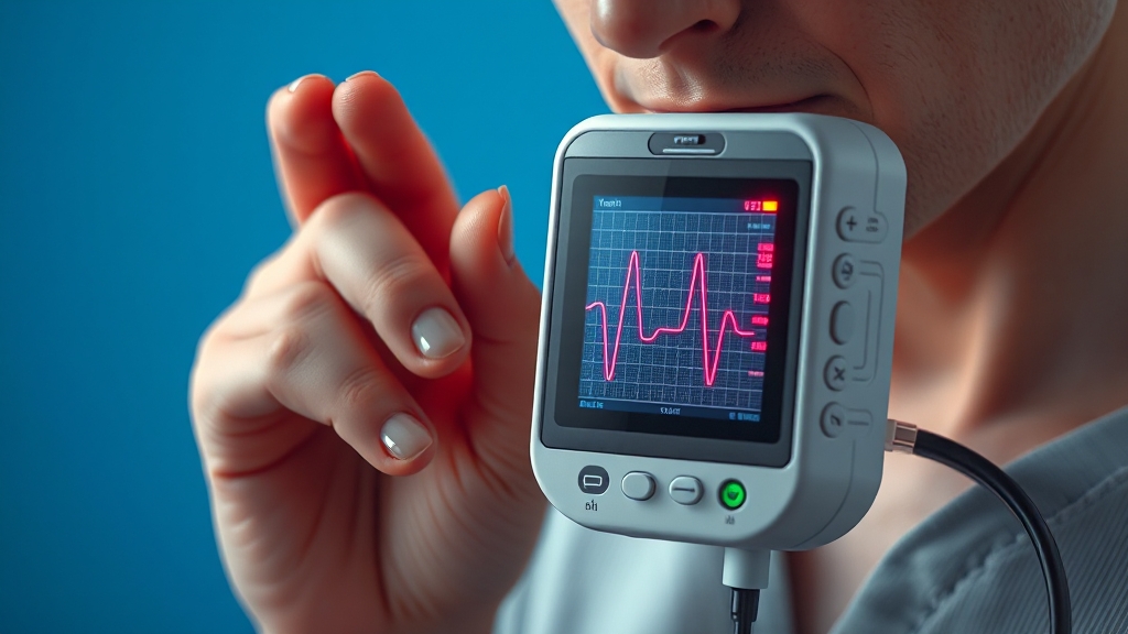 24시간 홀터 검사: 숨겨진 부정맥 찾기 (realistic 스타일)