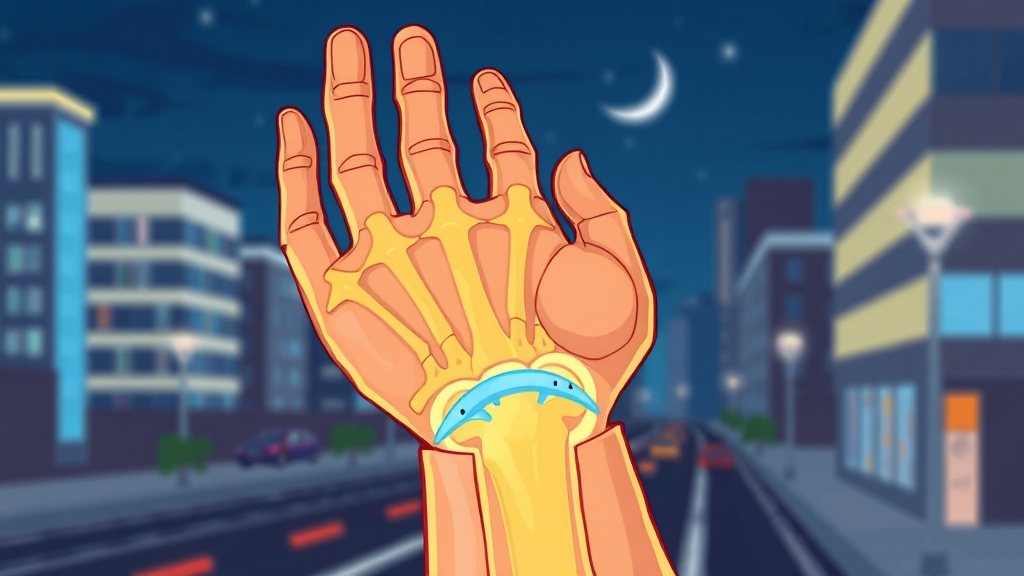 손목터널증후군 집중 분석 (cartoon 스타일)