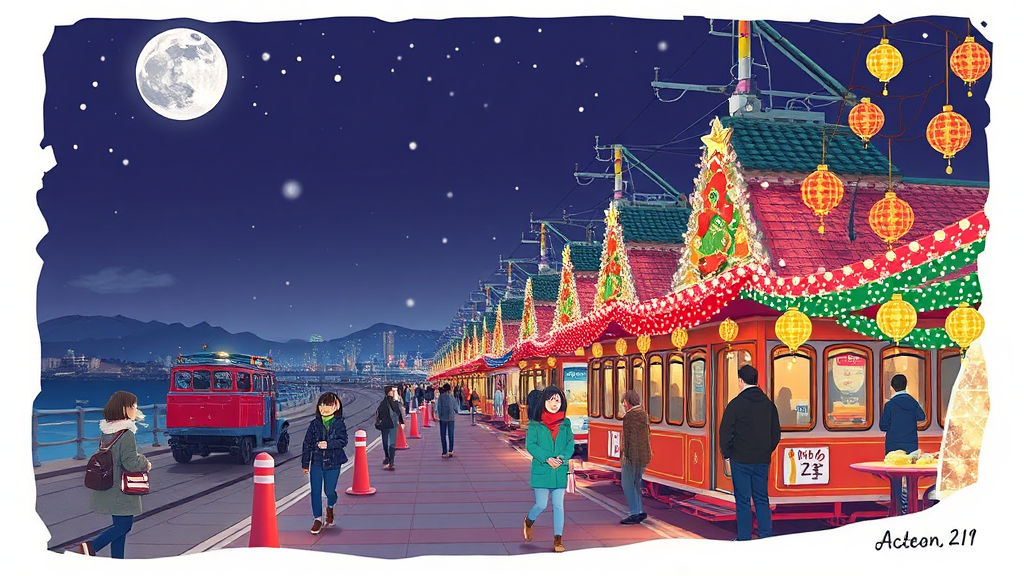 주변 맛집 & 볼거리 (illustration 스타일)