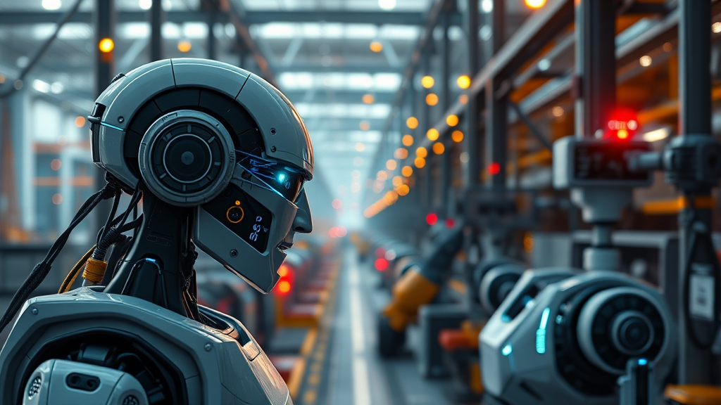 AI 로봇 사업의 성공 및 실패 가능성 (realistic 스타일)