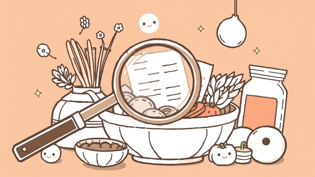 식품안전나라 차단 목록 확인법 (illustration 스타일)