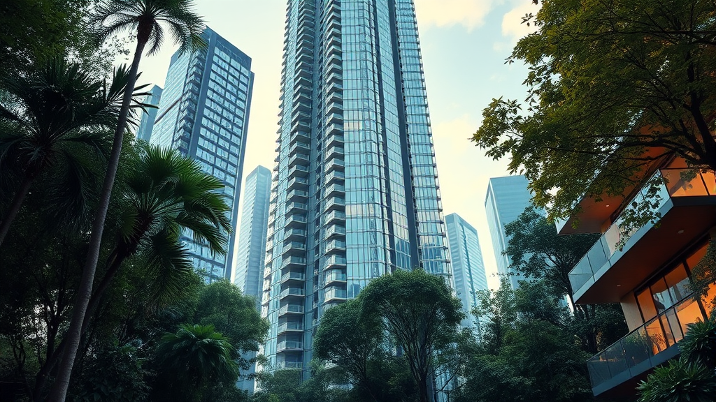 변화하는 부동산 서비스 유형 (realistic 스타일)