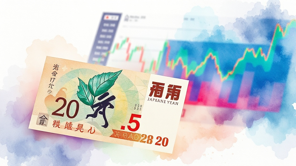 최근 엔화 환율 동향 (watercolor 스타일)