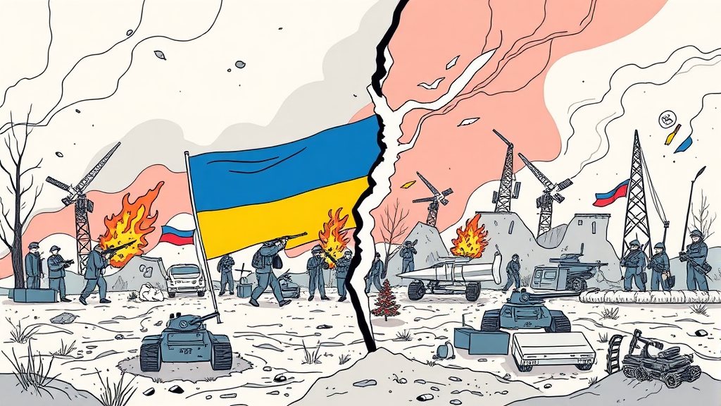국제 정세: 우크라이나 전쟁 4년, 연대와 균열의 동시 신호 (illustration 스타일)