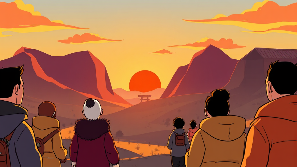 해돋이 명소별 특징 및 관람 포인트 (cartoon 스타일)