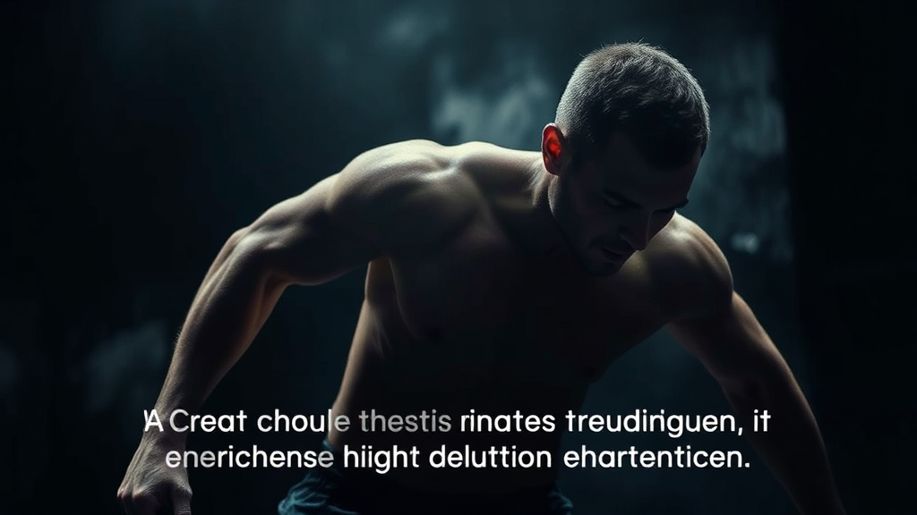 공복 운동의 숨겨진 위험: 근손실과 에너지 부족 (realistic 스타일)