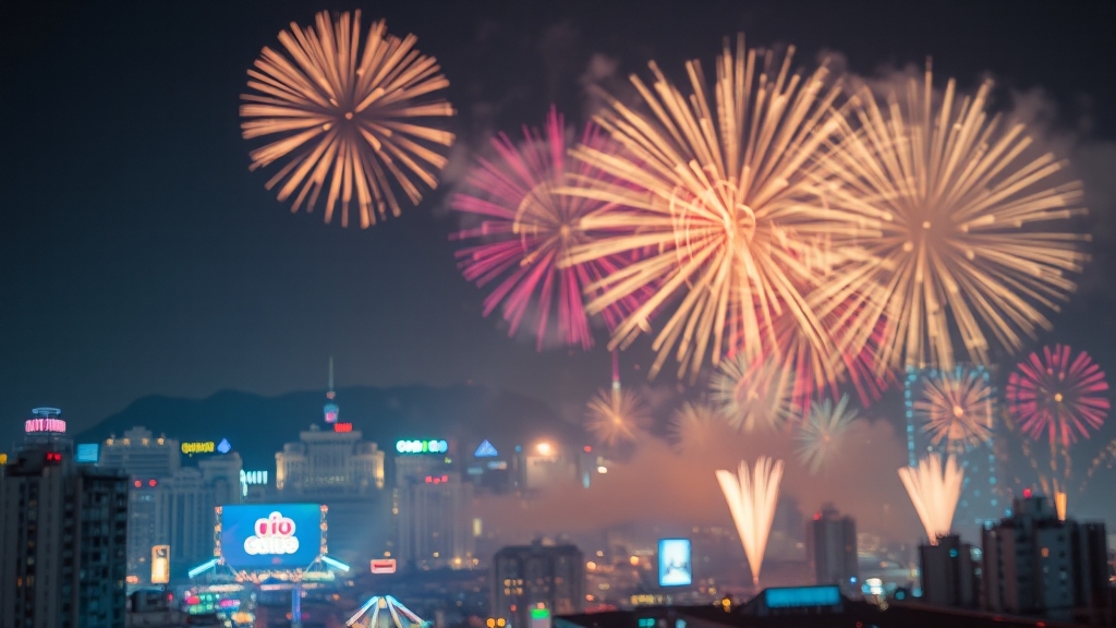 불꽃축제, 어떤 축제일까? (realistic 스타일)