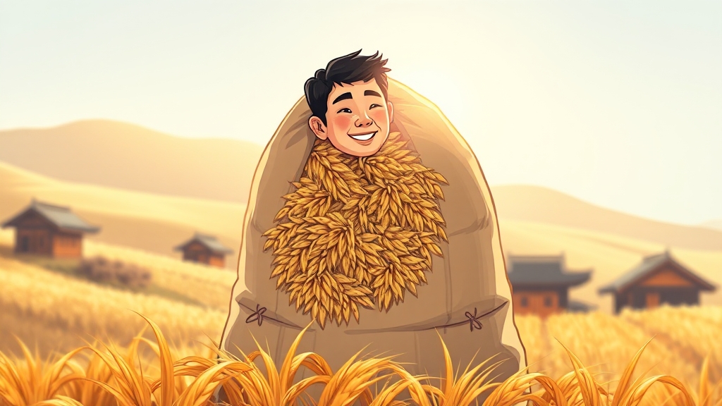 양곡법, 쌀 시장 지킴이? (cartoon 스타일)
