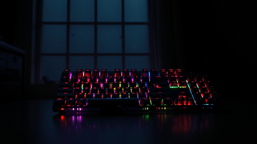 LED, RGB 백라이트 및 커스터마이징 (realistic 스타일)