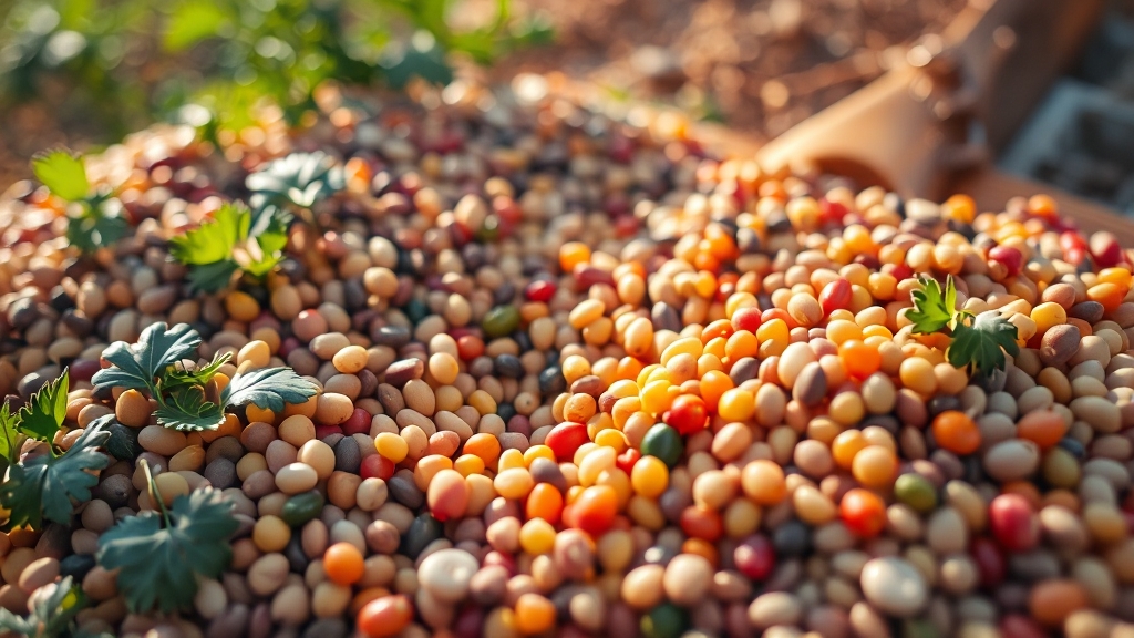 렌틸콩, 어떤 콩일까? (realistic 스타일)