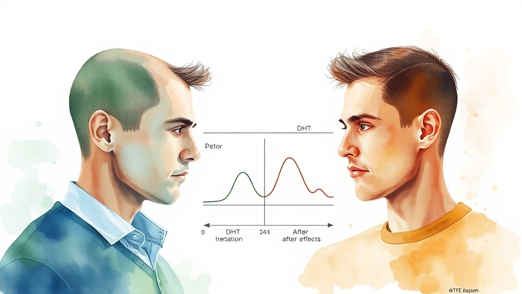 프로페시아 vs 아보다트, 무엇이 다를까? (watercolor 스타일)