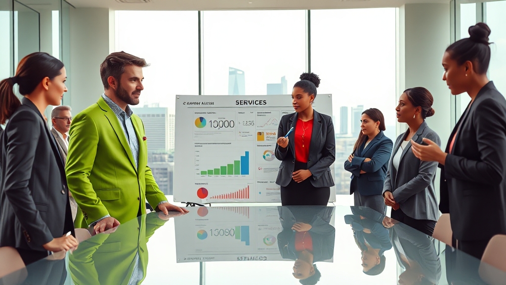 광고 대행사와 시너지 내는 협업 방법 (realistic 스타일)