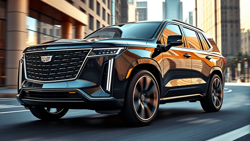 럭셔리 전기 SUV의 등장 (realistic 스타일)