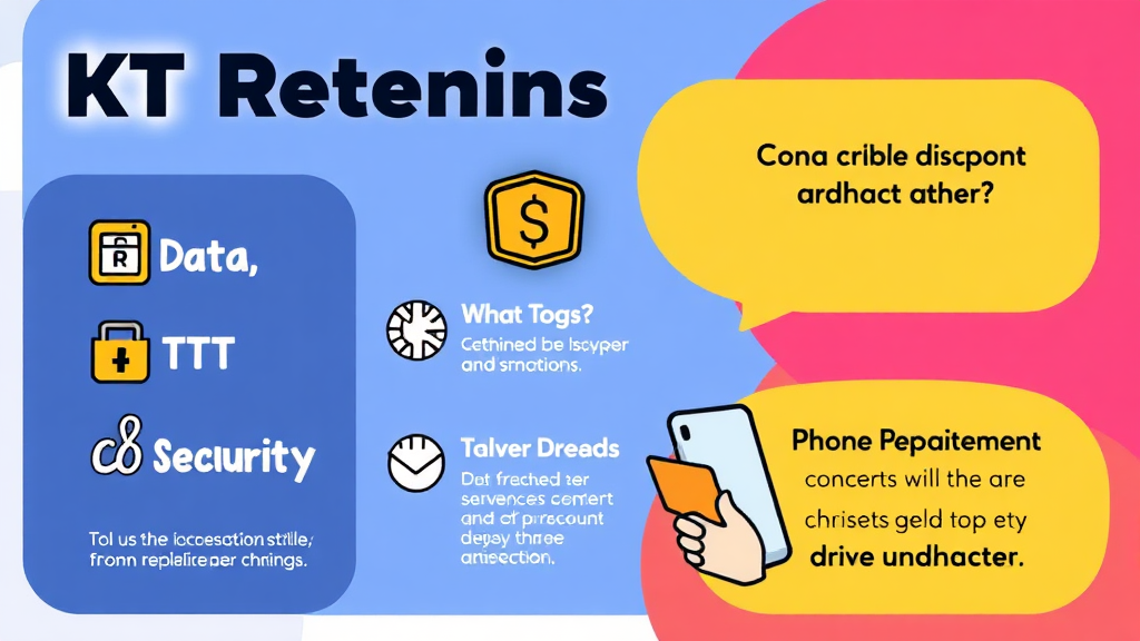 KT 회선 유지 시 혜택 및 고려 사항 (cartoon 스타일)