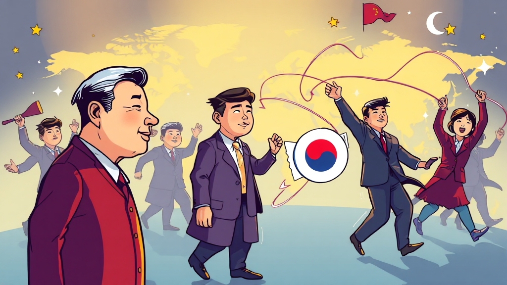 한국에 미치는 영향은? (cartoon 스타일)